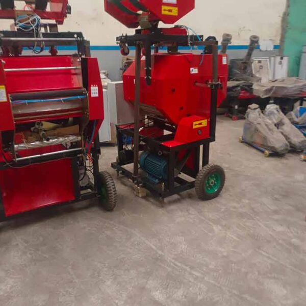 Baling and Wrapping Baler Machine